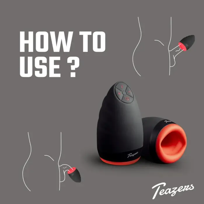 Teazers Vibrating Masturbator – Heating