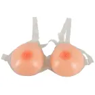 You2Toys silikona krūšu forma ar regulējamām lencēm – bēša – 86–105 cm – 2 × 1200 g — Foto 2