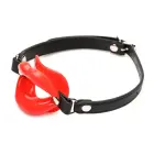 Juicy Lips Silicone O-Ring Gag – Red — Photo 4