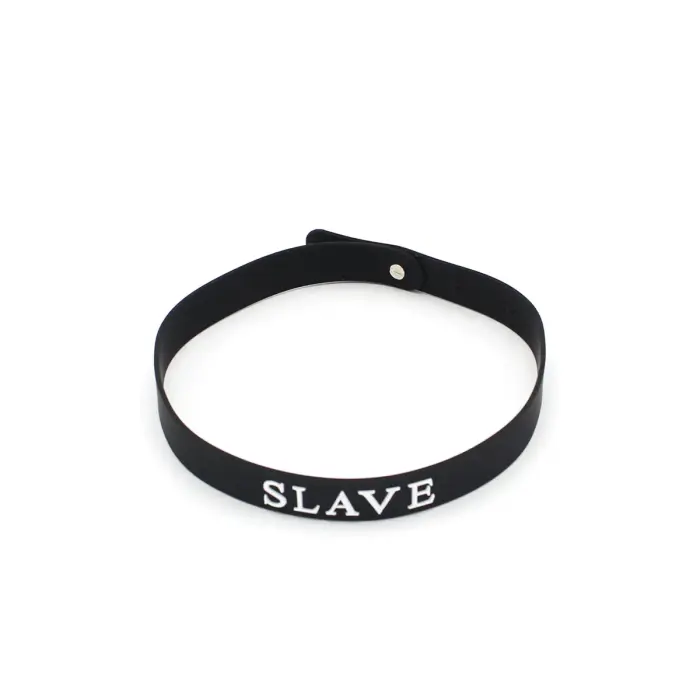 Kiotos X Silicone SLAVE Collar – Black