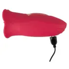 Oral Fun vibrators ar kustīgām lūpām un mēli – 13 cm (5.1″) – rozā Foto 11