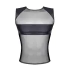 RMSilvestro001 мужская сетчатая футболка – чёрная – S — Фото 6