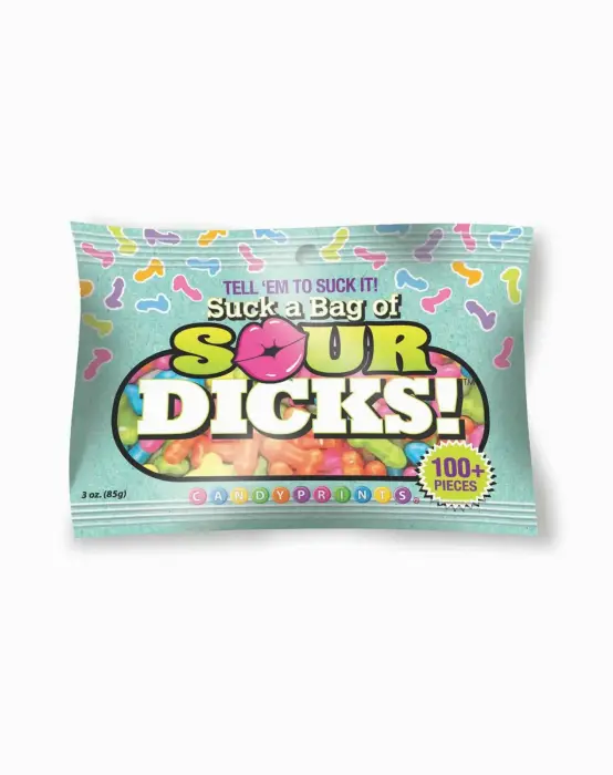 Suck a Bag of Sour Dicks – skābas peņa formas konfektes – 85 g