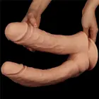 LoveToy Legendary Realistic Mega Double Dildo – dual shaft – veined – king size – 30.5 cm — Photo 7