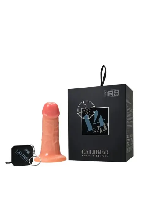 Caliber reālistisks dildo ar piesūcekni – 14 cm (5.5″) – Miesas krāsa