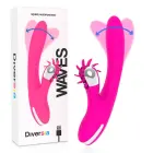 Diversia Bunny Waves кролик-вибратор – 24 см (9.5″) – розовый — Фото 1