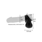 Triple Pipe C-Ring – Black — Photo 2