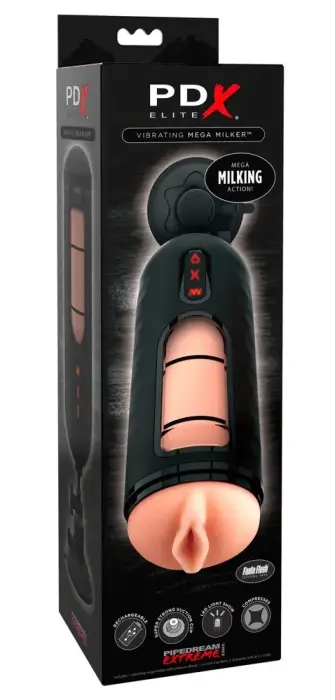 PDX Elite Mega Milker Vibrating Automatic Intimate Machine 23.9 cm (9.4″)