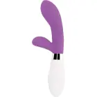Dorcel Glossy Jackson Rabbit – вибратор-кролик с двойным мотором – 10 режимов, силикон – фиолетовый – 12 см — Фото 2