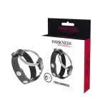 Darkness Adjustable Metal Intimate Ring Black — Photo 1