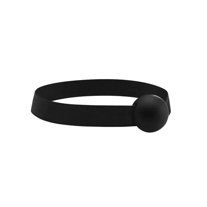 Ouch! Elastic Silicone Ball Gag – Black