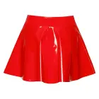 Black Level Vinyl Mini Skirt – Red – M — Photo 10