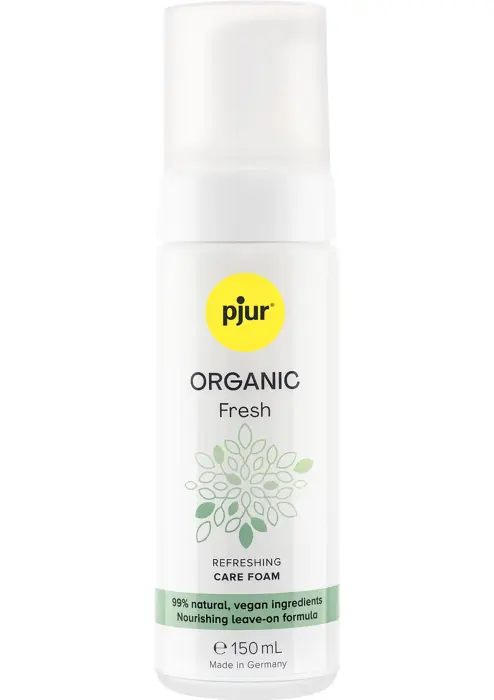pjur ORGANIC Fresh очищающая интимная пенка – 150 мл