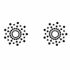 Burleskas krūšu uzlīmes – melnas – viens izmērs Foto 1