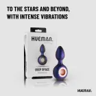 Hueman Deep Space Vibrating Plug – 12.5 cm – Black — Photo 5