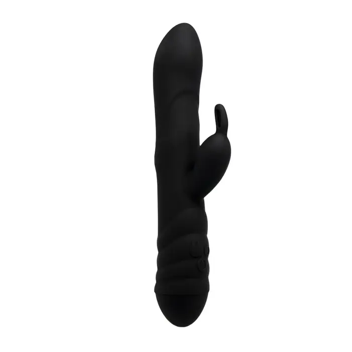 Twister кролик-вибратор – 23 см (9″) – черный