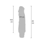 Get Real by TOYJOY kahekihiline realistlik vibraator – 23 cm (9″) – nahavärv — Foto 4