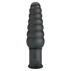 Pretty Love Aeolis vibrējošs anālais spraudnis – 15 cm – Melns Foto 4