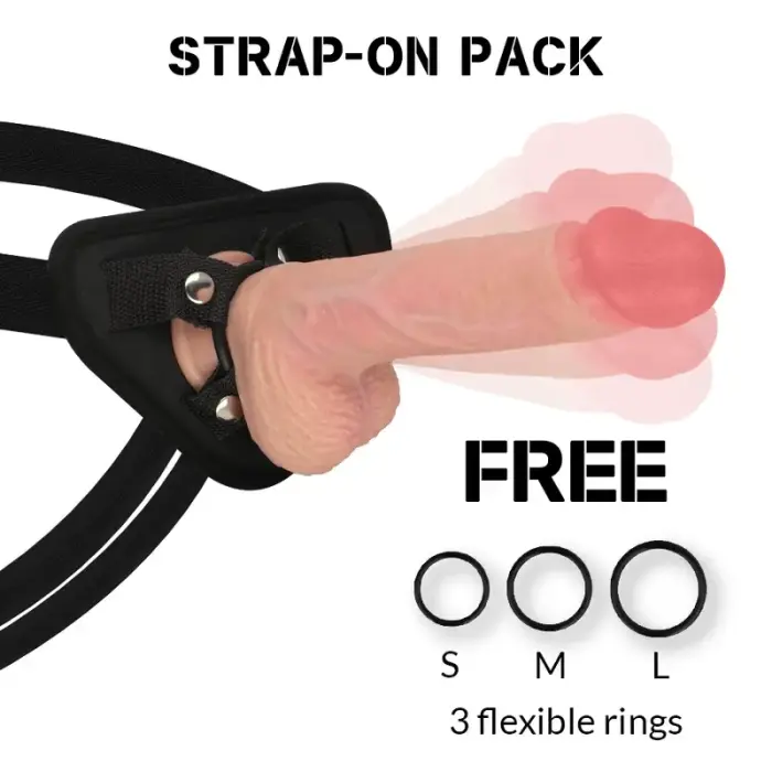 RockArmy Hawk Rotator Intimate System с виброшлейкой – 22 см (8.5″) – черный