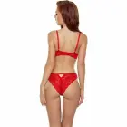 Passion DENELIA комплект белья с бюстгальтером и стрингами – красный – L/XL — Фото 2