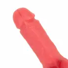 EasyToys – silikona dildo ar sēkliniekiem un piesūcekni – rozā – 17,5 cm — Foto 6