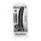 Kumer realistlik dildo munandite ja iminapaga – 20.5 cm (8″) – Must — Foto 1