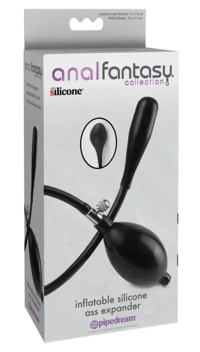 AFC Inflatable Silicone Expansion Plug with Ball Pump – 52 cm – Black