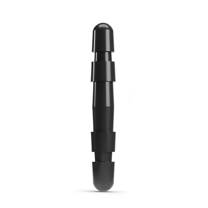 Hung System Easy Double Plugs – 20 cm (8″) – Black