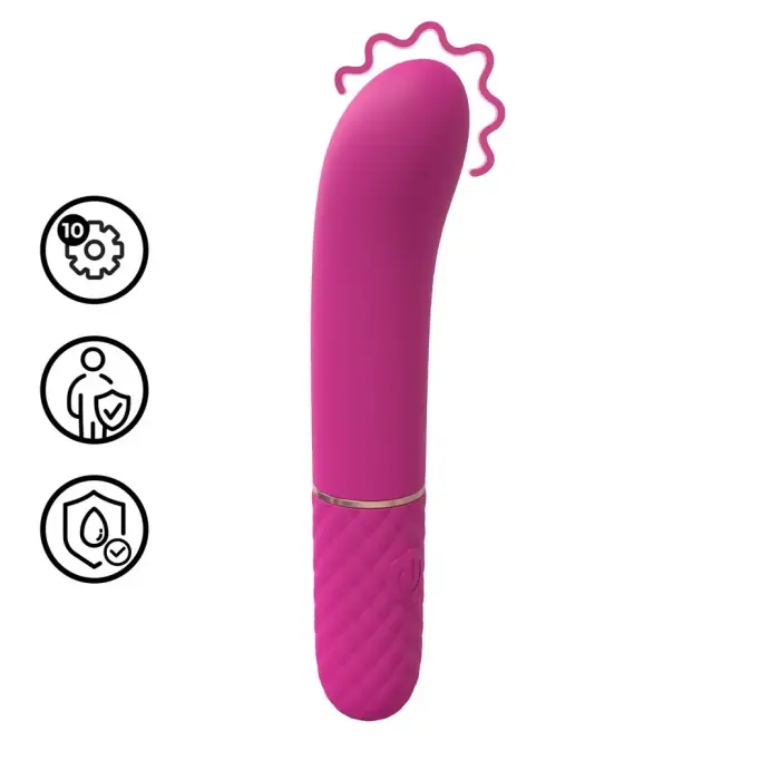 Мини-вибратор для точки G – 12 см (4.7″) – розовый
