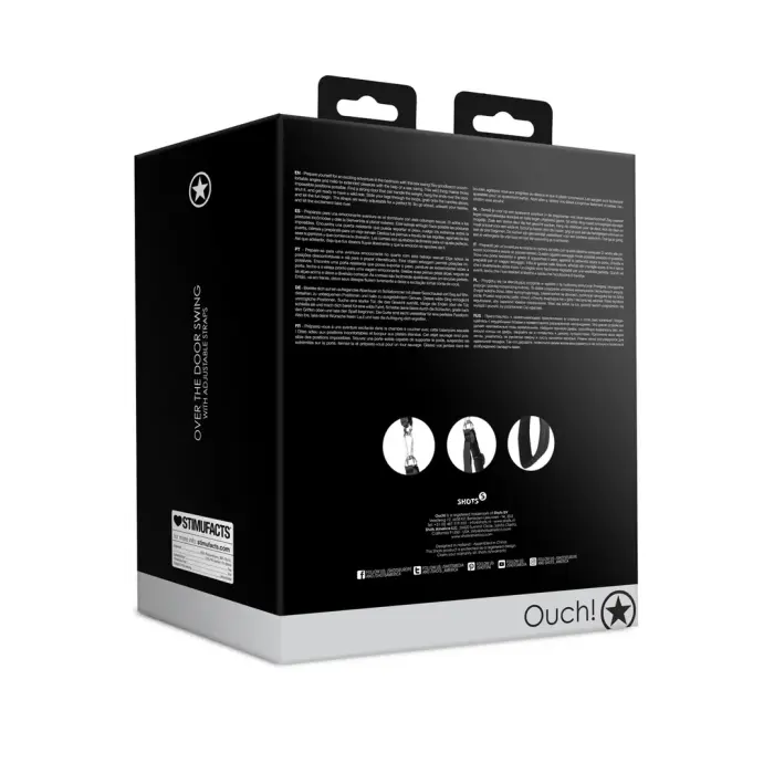 Durvju seksa šūpoles – melnas Foto 2