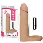 Ultra Soft Double Vibrating dildo – 5.8″ Foto 1