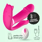 Fritz - Šildantis nešiojamas vibratorius – 14 cm (5.5″) – rožinis — Nuotrauka 6