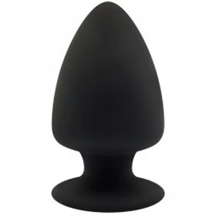 Plug-Model 1 kahekihiline anaaltapp – 9 cm – Must