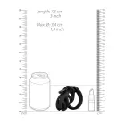 Model 23 - Chastity Cage - 6.5 cm (2.5″) - Black — Photo 3