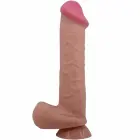 Pretty Love Sliding Skin Series модель с присоской – 26 см (10.2″) – коричневый — Фото 3