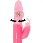 OHMAMA rotējošs truša vibrators – 25.5 cm (10″) – rozā — Foto 1