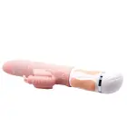 BAILE горячий вибратор-бабочка с подогревом – 18 cm (7″) – телесный — Фото 1