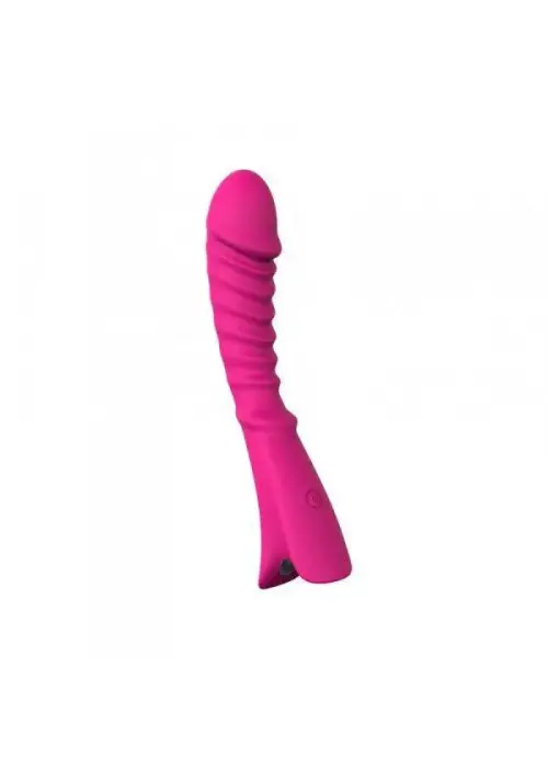 Toyz4Lovers Elys Roundish Plot Real Wave vibrators – 18 cm (7″) – rozā Foto 4