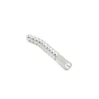 Kiotos Solid Penis Plug Beaded Curved – 10.6 cm — Photo 1