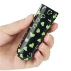 Перезаряжаемый светящийся в темноте вибратор в форме сердца – 8.4 cm (3.3″) — Фото 9