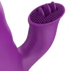 Fun Function Zenda Thruster & Rotation divkāršās darbības vibrators – 24.5 cm (9.6″) – violets — Foto 3