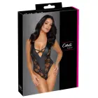 Cottelli Lingerie матовое кружевное боди – чёрный – L — Фото 1