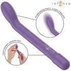 Intense Fun G punkta vibrators 9173 – 10 režīmi, USB – tumši violets – 19 cm — Foto 2
