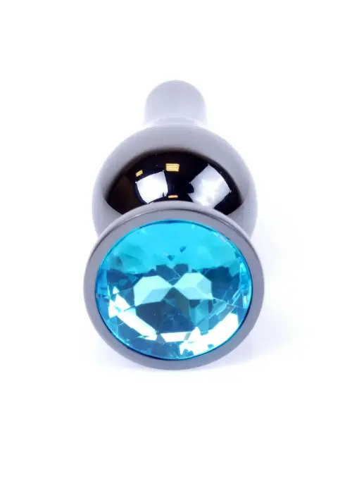 Plug-Jewellery Dark Silver anālais spraudnis – 9.5 cm (3.7″) – Zils