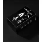 Vibrating Aluminum Butt Plug – 7.1 cm (2.8″) – Black — Photo 9