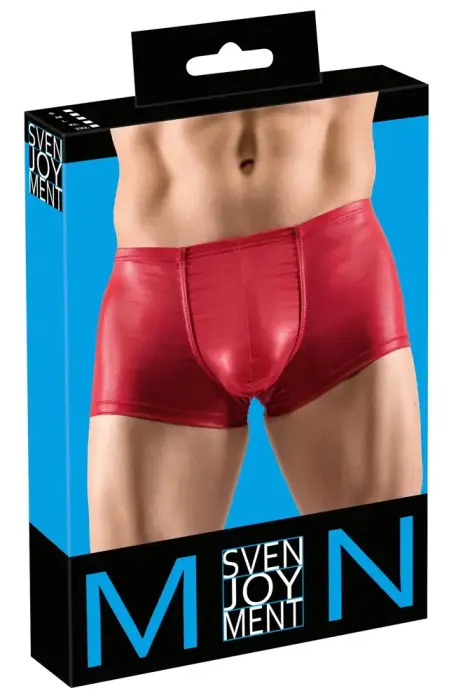 Svenjoyment Shiny Red Boxer Shorts – 2XL
