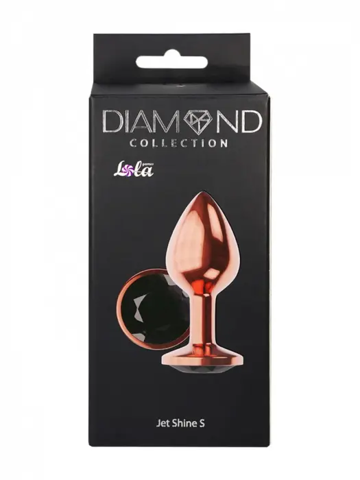 Анальная пробка Diamond Jet Shine S розовое золото – 7.2 см (2.8″) Фото num