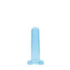 Nerealistisks dildo ar piesūcekni – 13.5 cm (5.3″) – Zils Foto 6