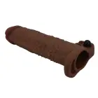 Pretty Love Quillon – Vibrating Penis Sleeve – 20 cm – Brown — Photo 5