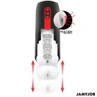 JAMYJOB PHANTOM automaatne masturbaator – must-punane — Foto 2